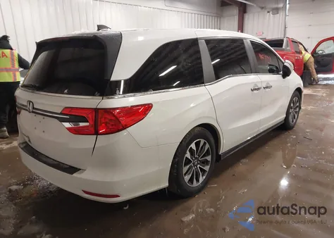 2022 Honda Odyssey Ex-L z USA, uszkodzony, nr VIN 5FNRL6H7XNB019778